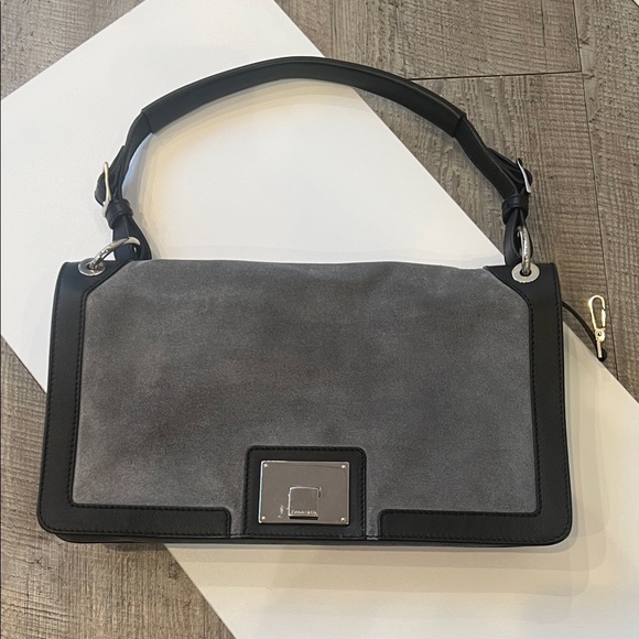 Tiffany & Co. - Gray Suede Bag - Made in Italy - excellent pre owned condition